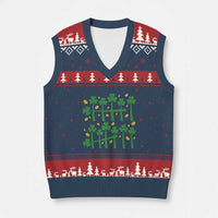 67 St Patricks Day V-Neck Knit Sweater Vest Funny Six Seven Gen Alpha Meme