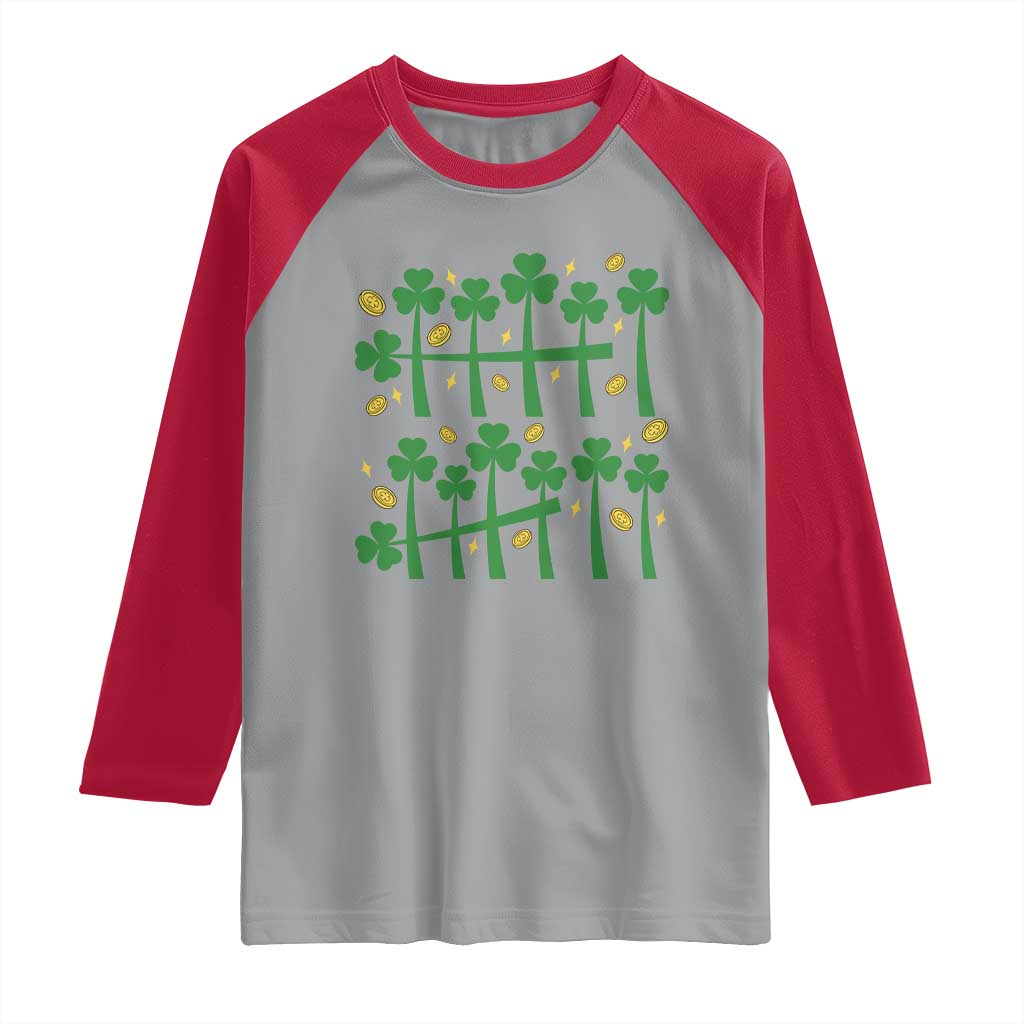 67 St Patricks Day Raglan Shirt Funny Six Seven Gen Alpha Meme