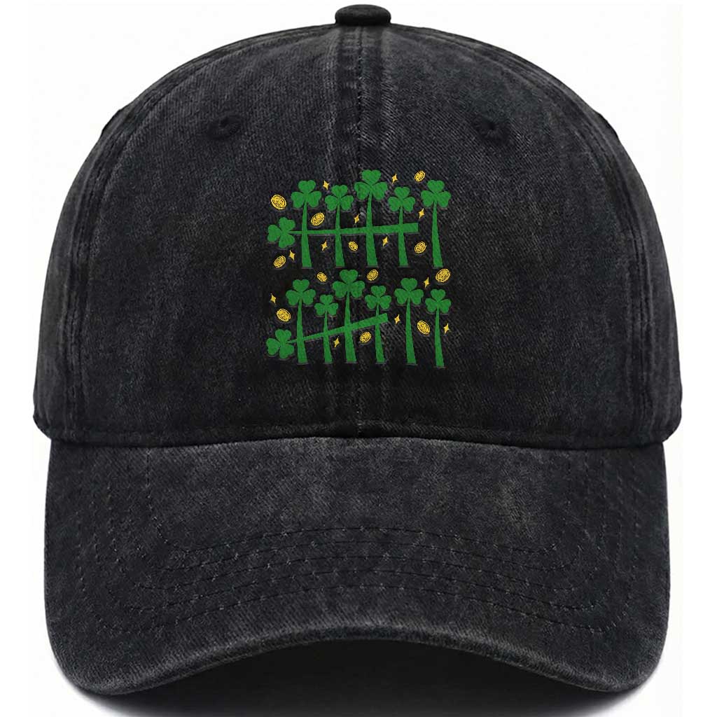 67 St Patricks Day Washed Cotton Baseball Cap Funny Six Seven Gen Alpha Meme