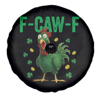 Funny St Patrick Day Spare Tire Cover F-Caw-F Lucky Chicken Meme