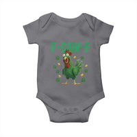Funny St Patrick Day Baby Onesie F-Caw-F Lucky Chicken Meme