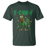 Funny St Patrick Day T Shirt F-Caw-F Lucky Chicken Meme