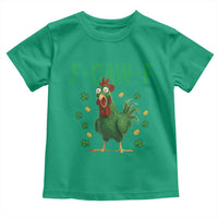Funny St Patrick Day Toddler T Shirt F-Caw-F Lucky Chicken Meme