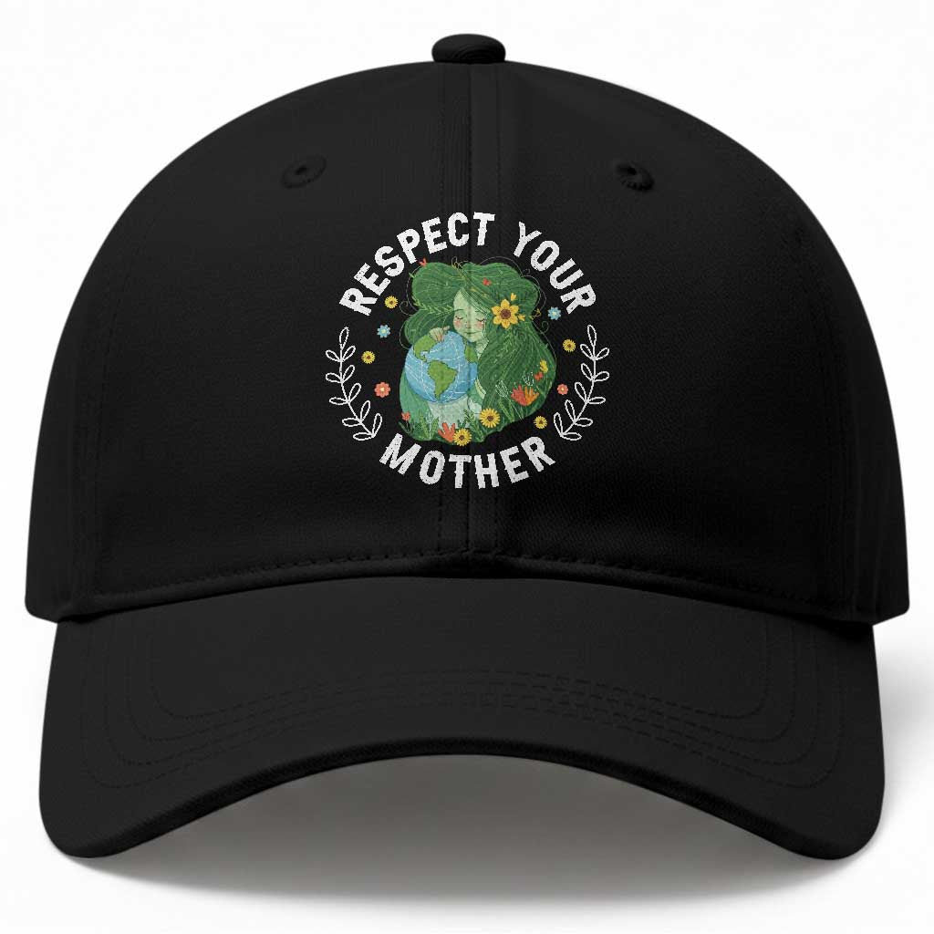 Respect Your Mother Baseball Cap Earth Mother Women Girl