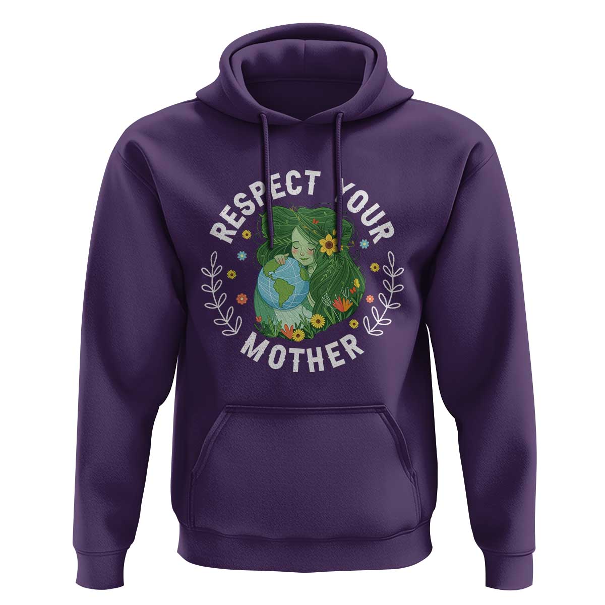 Respect Your Mother Hoodie Earth Mother Women Girl