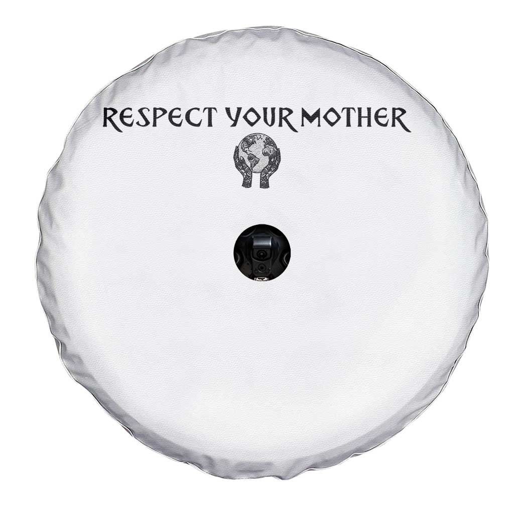 Respect Your Mother Spare Tire Cover Funny Sarcastic Earth Day