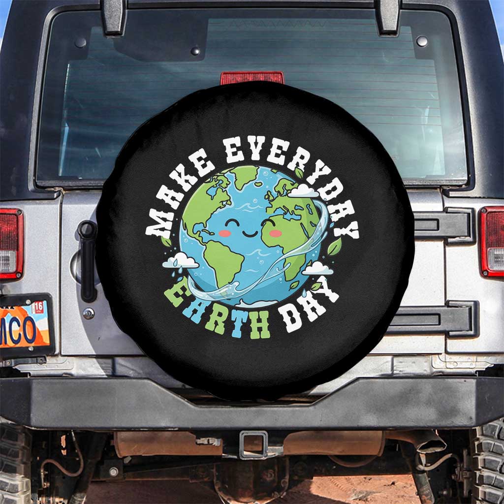 Funny Make Earth Day Every Day Spare Tire Cover Cute Environmental Awareness Earth Day