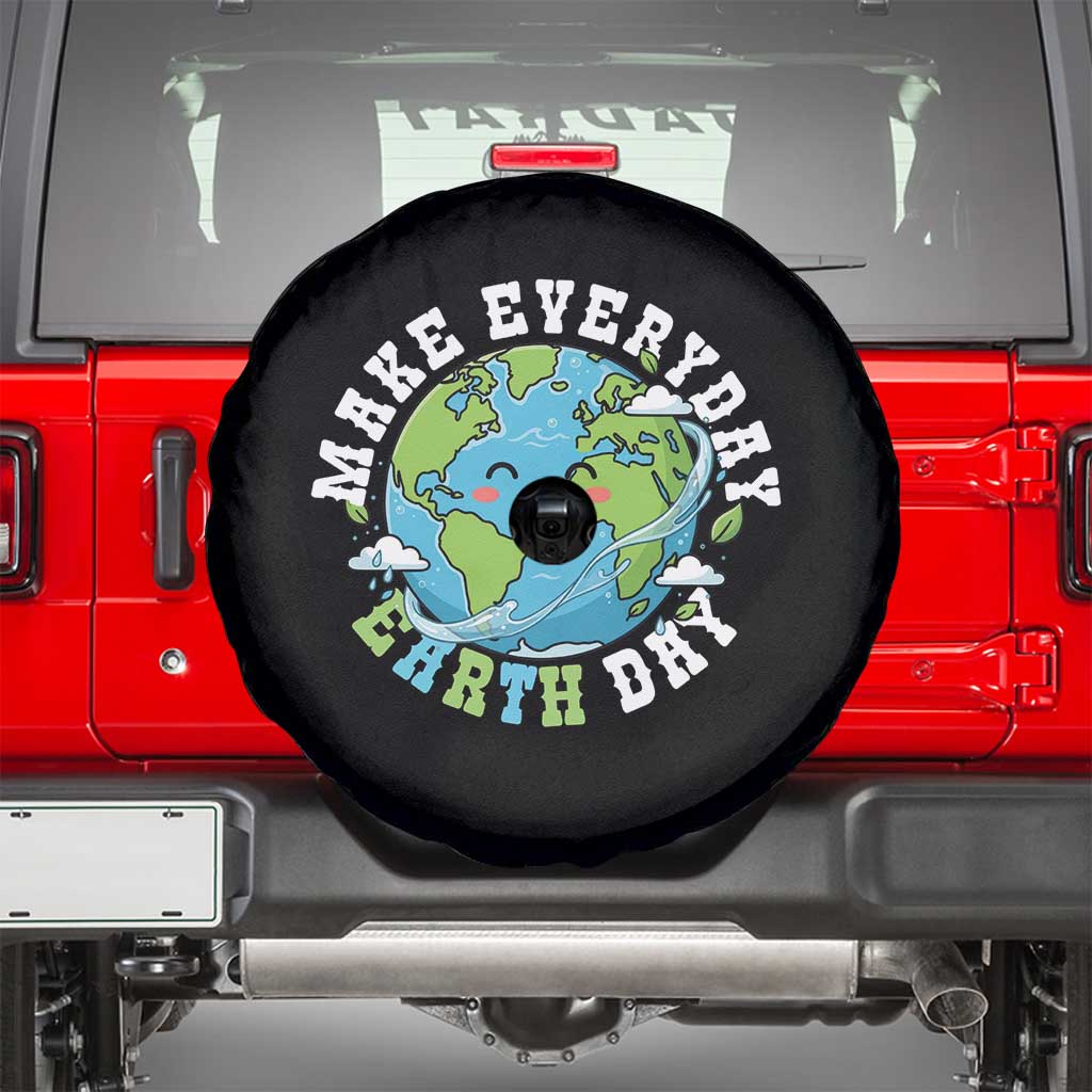 Funny Make Earth Day Every Day Spare Tire Cover Cute Environmental Awareness Earth Day