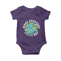Funny Make Earth Day Every Day Baby Onesie Cute Environmental Awareness Earth Day