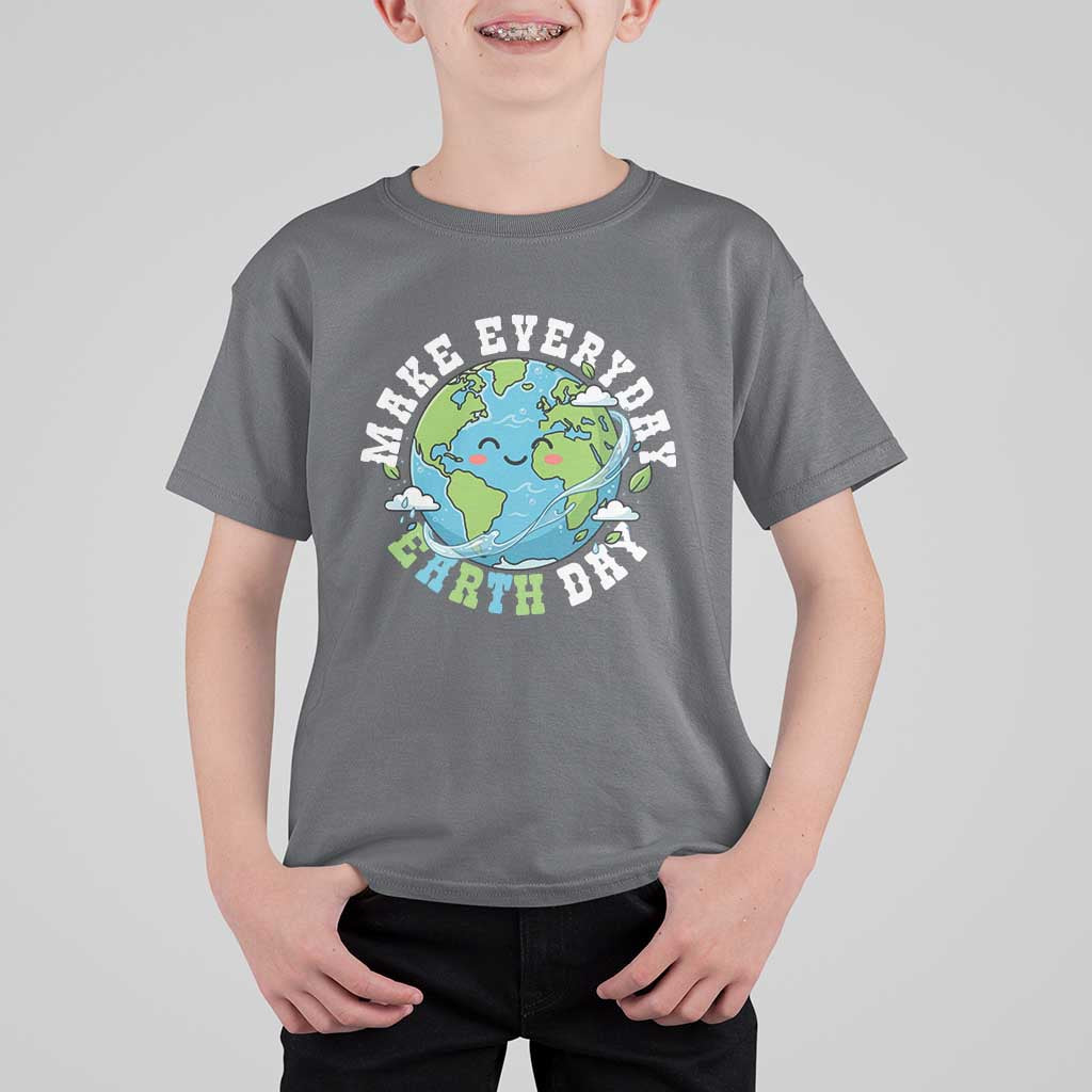 Funny Make Earth Day Every Day T Shirt For Kid Cute Environmental Awareness Earth Day