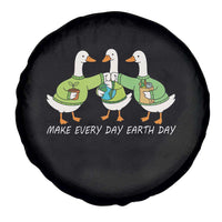 Funny Earth Day Spare Tire Cover Silly Goose Make Earth Day Every Day