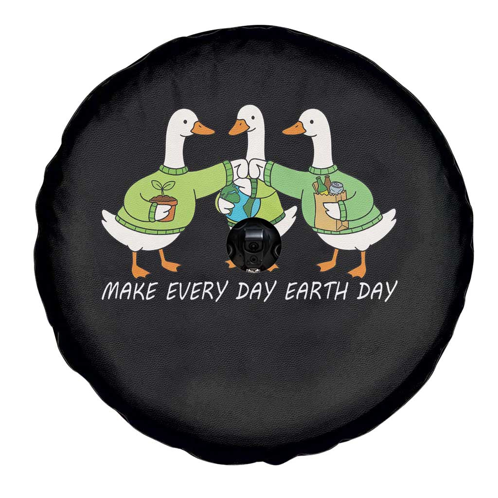 Funny Earth Day Spare Tire Cover Silly Goose Make Earth Day Every Day