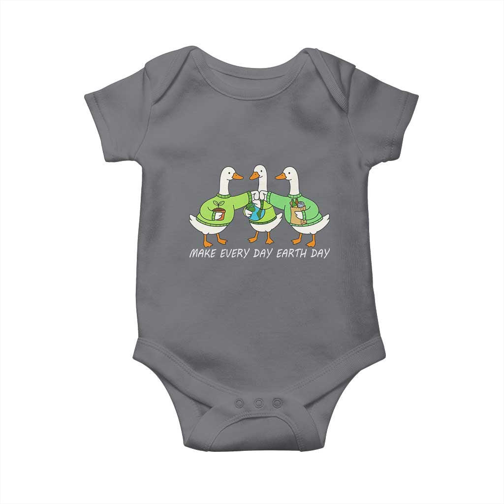 Funny Earth Day Baby Onesie Silly Goose Make Earth Day Every Day