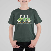 Funny Earth Day T Shirt For Kid Silly Goose Make Earth Day Every Day