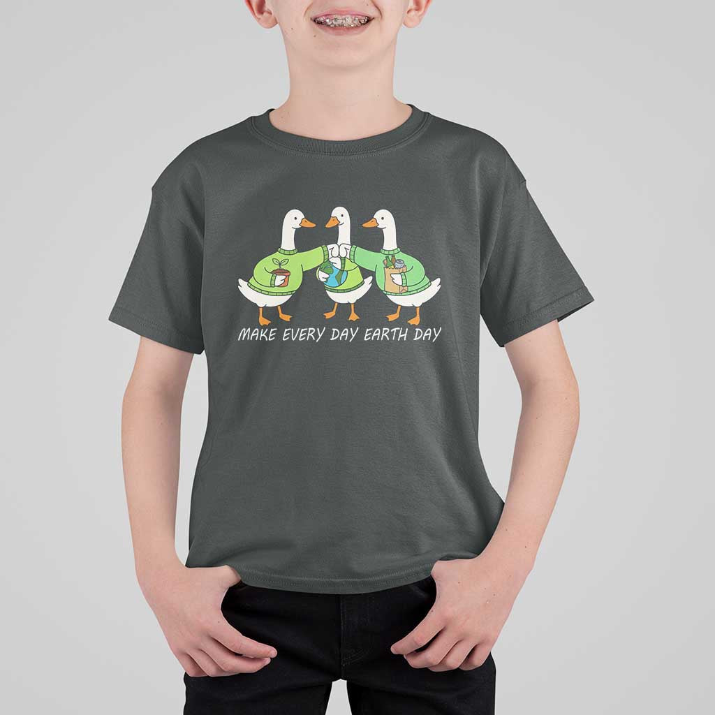 Funny Earth Day T Shirt For Kid Silly Goose Make Earth Day Every Day