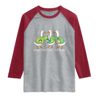 Funny Earth Day Raglan Shirt Silly Goose Make Earth Day Every Day