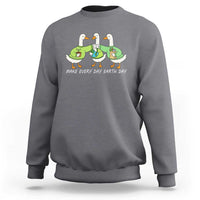 Funny Earth Day Sweatshirt Silly Goose Make Earth Day Every Day