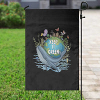 Keep It Green Earth Day Garden Flag Eco-Friendly Nature Environmental Awareness