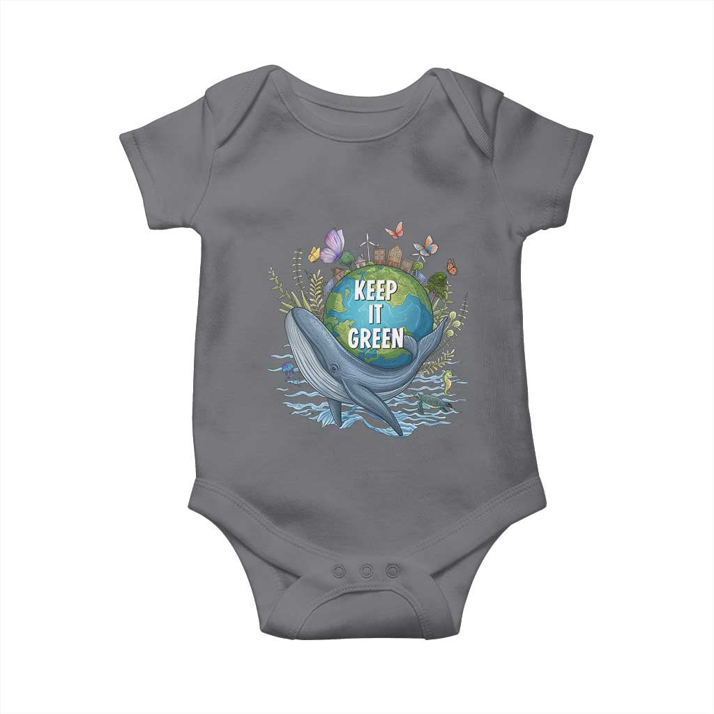 Keep It Green Earth Day Baby Onesie Eco-Friendly Nature Environmental Awareness