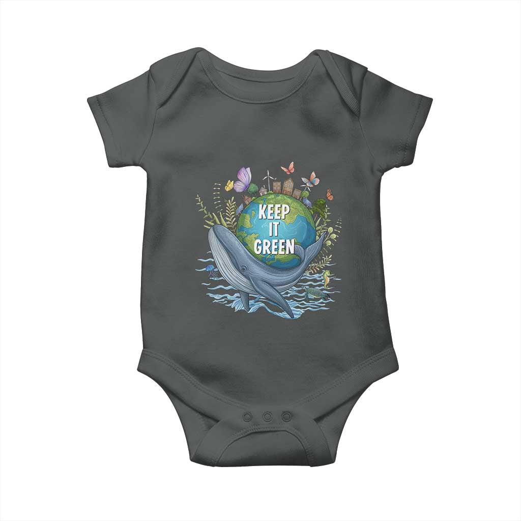 Keep It Green Earth Day Baby Onesie Eco-Friendly Nature Environmental Awareness