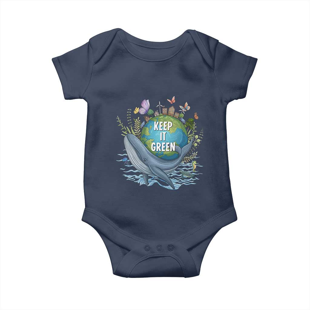Keep It Green Earth Day Baby Onesie Eco-Friendly Nature Environmental Awareness