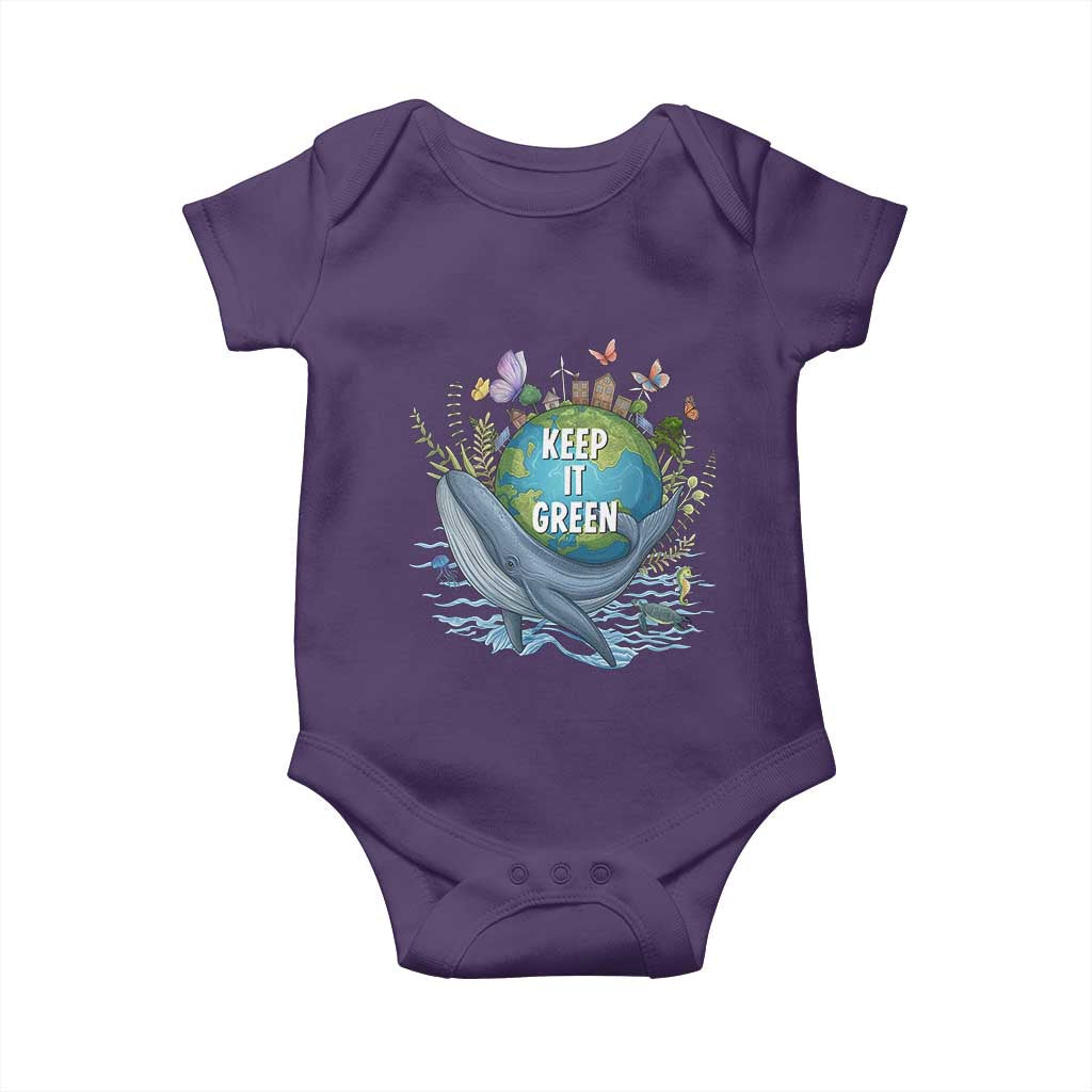 Keep It Green Earth Day Baby Onesie Eco-Friendly Nature Environmental Awareness