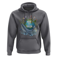 Keep It Green Earth Day Hoodie Eco-Friendly Nature Environmental Awareness