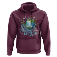 Keep It Green Earth Day Hoodie Eco-Friendly Nature Environmental Awareness