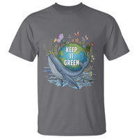 Keep It Green Earth Day T Shirt Eco-Friendly Nature Environmental Awareness