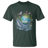 Keep It Green Earth Day T Shirt Eco-Friendly Nature Environmental Awareness