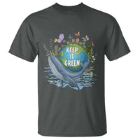 Keep It Green Earth Day T Shirt Eco-Friendly Nature Environmental Awareness