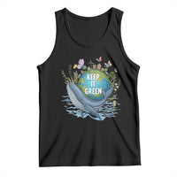 Keep It Green Earth Day Tank Top Eco-Friendly Nature Environmental Awareness