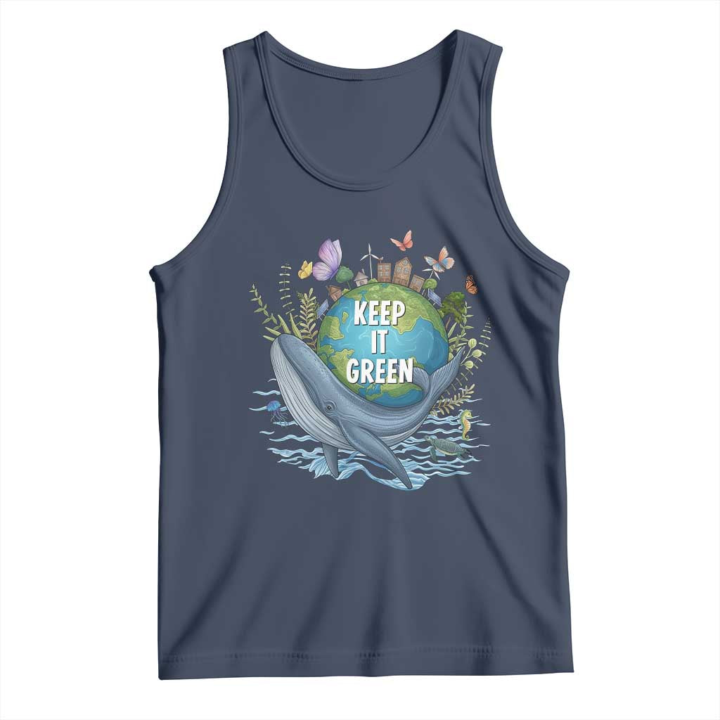 Keep It Green Earth Day Tank Top Eco-Friendly Nature Environmental Awareness