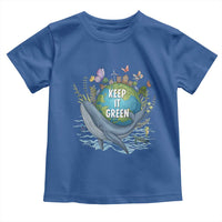 Keep It Green Earth Day Toddler T Shirt Eco-Friendly Nature Environmental Awareness