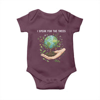 I Speak For The Trees Baby Onesie Earth Day Awareness