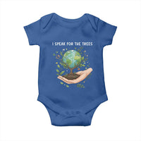 I Speak For The Trees Baby Onesie Earth Day Awareness