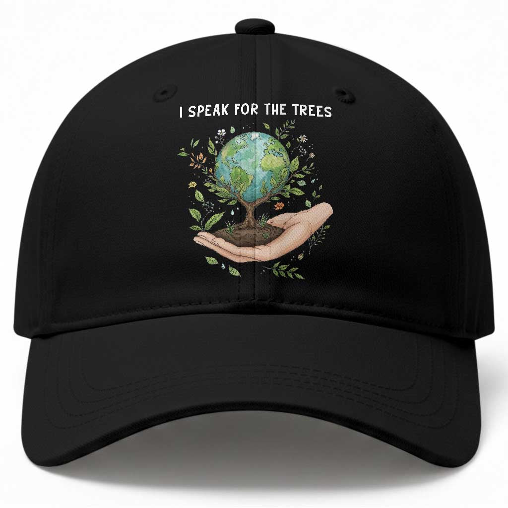 I Speak For The Trees Baseball Cap Earth Day Awareness