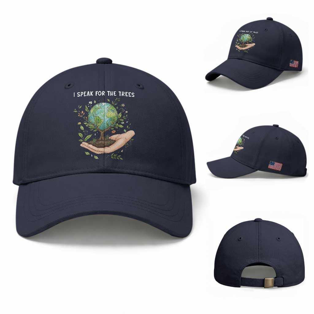 I Speak For The Trees Baseball Cap Earth Day Awareness