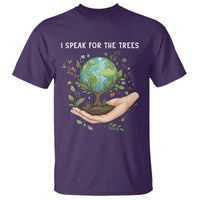 I Speak For The Trees T Shirt Earth Day Awareness