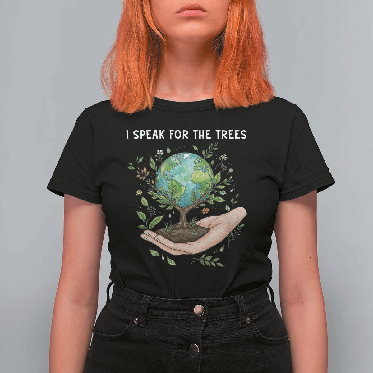 I Speak For The Trees T Shirt For Women Earth Day Awareness
