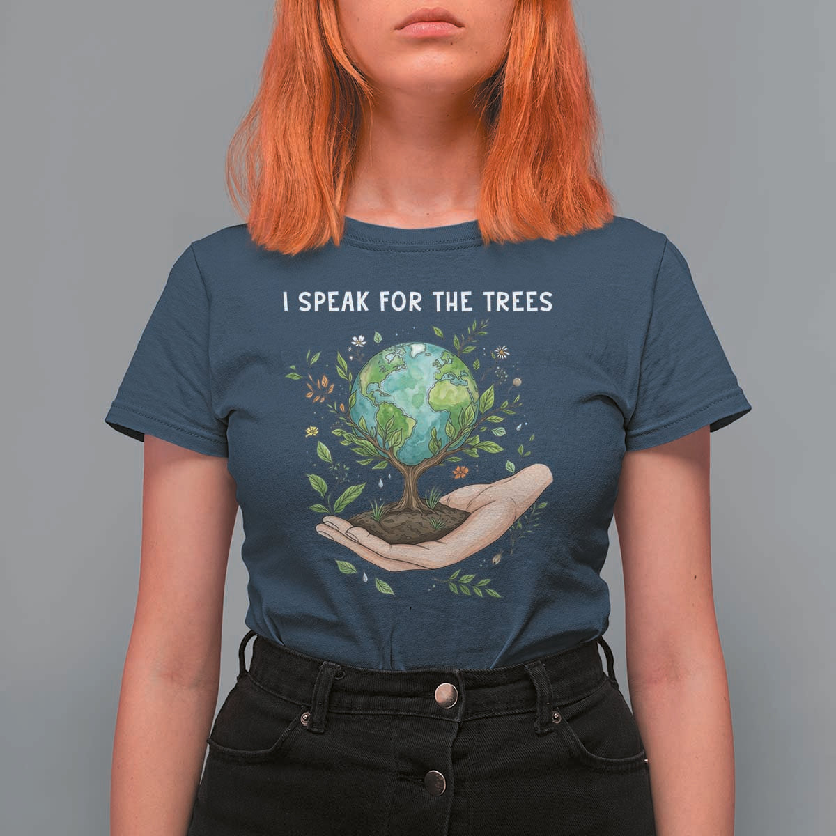 I Speak For The Trees T Shirt For Women Earth Day Awareness
