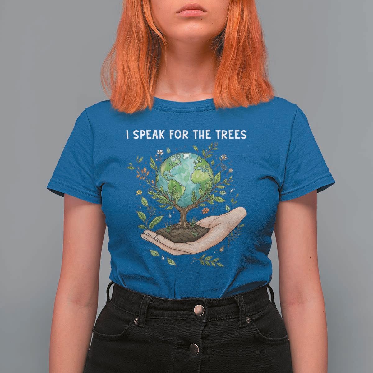 I Speak For The Trees T Shirt For Women Earth Day Awareness