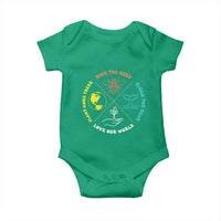 Earth Day Awareness Baby Onesie Save The Bees Plant More Trees Clean The Seas Titties