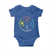 Earth Day Awareness Baby Onesie Save The Bees Plant More Trees Clean The Seas Titties