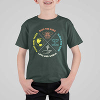 Earth Day Awareness T Shirt For Kid Save The Bees Plant More Trees Clean The Seas Titties