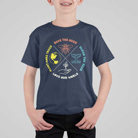 Earth Day Awareness T Shirt For Kid Save The Bees Plant More Trees Clean The Seas Titties