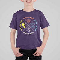 Earth Day Awareness T Shirt For Kid Save The Bees Plant More Trees Clean The Seas Titties