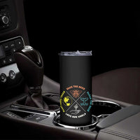 Earth Day Awareness Skinny Tumbler Save The Bees Plant More Trees Clean The Seas Titties