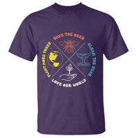 Earth Day Awareness T Shirt Save The Bees Plant More Trees Clean The Seas Titties