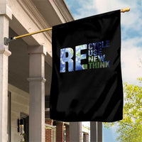 Earth Day Garden Flag Recycle Reuse Renew Rethink